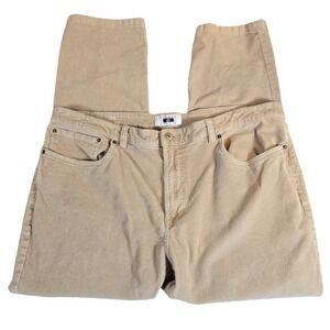 Joseph Abboud Mens Camel Corduroy Pants Size 42x30 Modern Fit